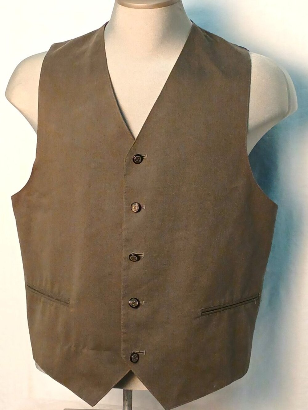 Kahki Green Men's Vest